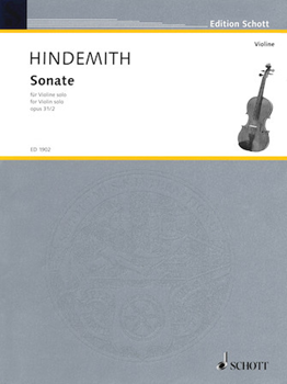 HINDEMITH SONATE FOR VIOLIN OP31 NO2