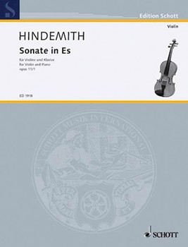 Sonata Opus 11 #1 by Hindemith Paul for Violin and Piano