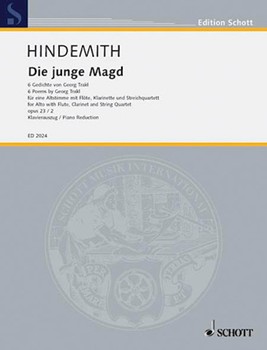 Die junge Magd Op. 23 No. 2 by Hindemith Paul for