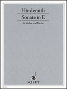 Hindemith - Sonata E Major (1935) for Violin and Piano