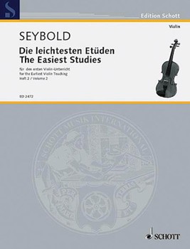 Easiest Violin Etudes Vol. 2 by Seybold Arthur for
