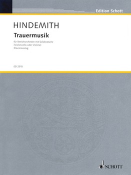 Hindmith - Trauermusik (Music of Morning) for Viola or Violin or Cello
