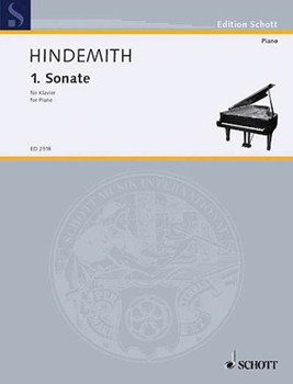 Sonata No. 1 in A Major Der Main 1936 by Hindemith Paul for Piano