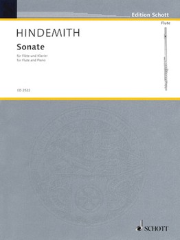 Sonate by Hindemith Paul for Flute and Piano