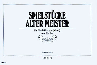 Spielstücke alter Meister by - Manfred Ruetz - for