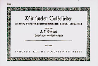 We Play Folksongs by - Giesber Franz Julius - for