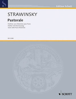 Pastorale For Soprano Score ** by Igor Strawinsky for Score