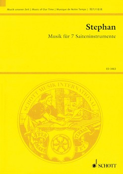 Musik 7 String Instruments St.sc. by Stephan Rudi for
