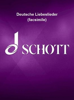 Deutsche Liebeslieder (facsimile) by for