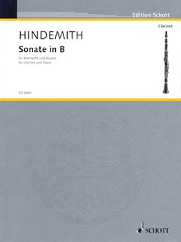 Schott Hindemith P   Sonata in B Flat (Composed in 1939) - Clarinet
