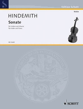 Sonata In C Major by Hindemith Paul for Violin and Piano