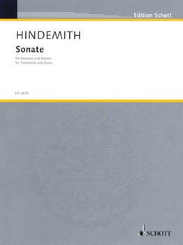 Sonate by Hindemith Paul for Trombone and Piano