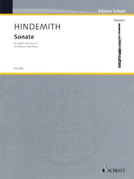 Sonate by Hindemith Paul for Bassoon and Piano