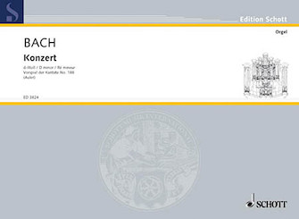 Organ Concerto D Min Organ by Bach Johann Sebastian for