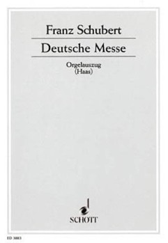 German Mass by Schubert Franz for SATB