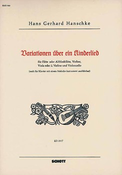 Melodic Variations by Hanschk Hans Gerhard for