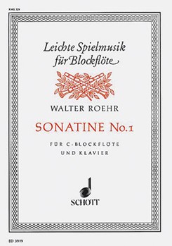 Sonatina No. 1 F Major by Roehr Walter for