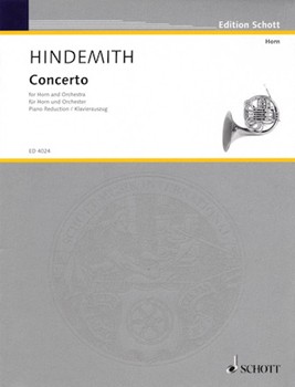 Horn Concerto by Hindemith Paul for French Horn and Piano