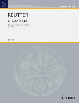6 Gedichte Op. 73 by Reutter Hermann for