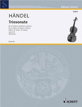 9 Trio Sonatas Op. 2 No. 4 by Handel George Frideric for