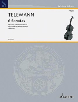6 Sonatas by Telemann Georg Philipp for