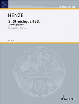 String Quartet No. 2 by Henze Hans Werner for Score