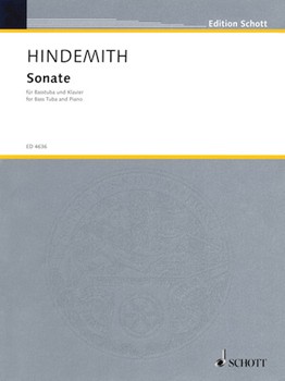 Sonate by Hindemith Paul for Tuba and Piano