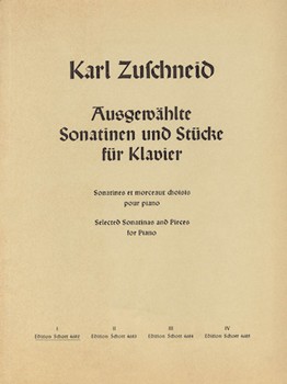 Ausgewählte Sonatinen und Stücke für Klavier by for