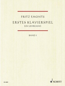First Piano Book German Text by Fritz Emonts for