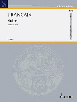 Suite by Francaix Jean for Flute Solo