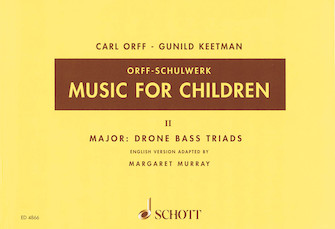 Music For Children 2 by Orff Carl and Keetman - Murray Margaret - for Unison/2-Part