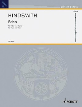 Echo by Hindemith Paul for Flute and Piano