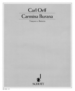 Carmina Burana by Orff Carl for Percussion Part (Perc Set)