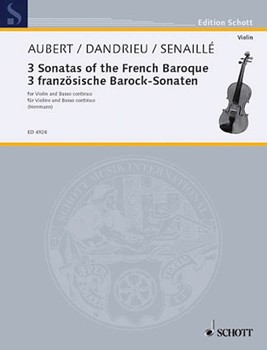 Easy Old French Sonatas Vn/bc by for