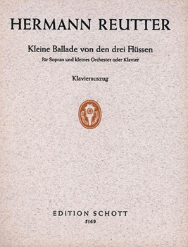 Kleine Ballade Arr High Voice/pf by Reutter Hermann for