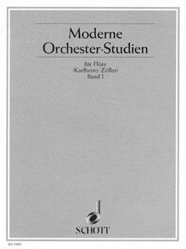 Modern Orchester Studies For Flute Volume 1 for Flute/Piccolo Orchestral Excerpt (Vol 1)