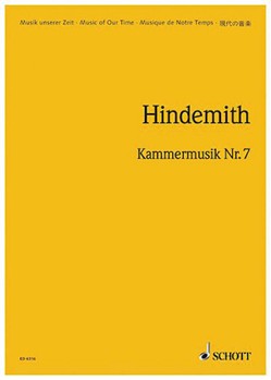 Chamber Music No. 7 Op. 46 No. 2 by Hindemith Paul for Score