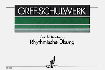 Rhythmische Übung (Rhythmic Exercises) by Keetman Gunild for Percussion