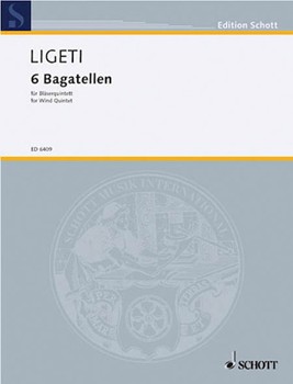 6 Bagatelles - Score Only by Ligeti Gyorgy for Score (Score Only)