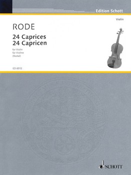 24 Caprices in the form of Etudes in all 24 Keys by Rode Pierre for