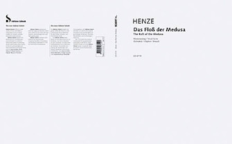 The Raft Of The Medusa by Henze Hans Werner for Vocal Score
