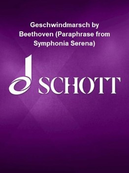 Geschwindmarsch by Beethoven (Paraphrase from Symphonia Serena) by Hindemith Paul for