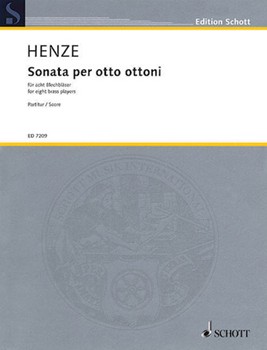 Sonata Per Otto Ottoni8 Windsscor by Henze Hans Werner for Score