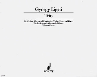Trio by Ligeti Gyorgy for Score