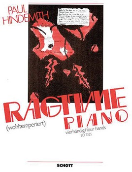 Ragtime Piano by Hindemith Paul for 1 Piano 4 Hands