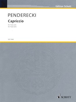 Capriccio For Solo Tuba by Penderecki Krzysztof for Tuba Solo