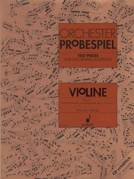 Test Pieces for Orchestral Auditions - Violin Volume 1 by Various - Karin Boerries - for Violin