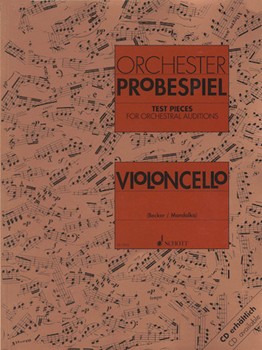 Test Pieces for Orchestral Auditions - Violoncello by Various - Rudolf Mandalka - for Cello