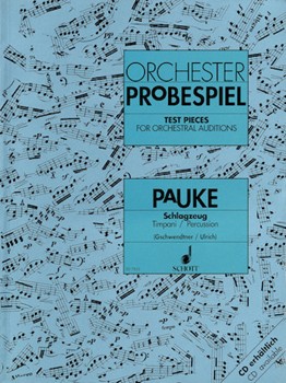 Test Pieces for Orchestral Auditions - Timpani/Percussion by Gschwendtner Hermann - Gschwendtner Ulrich - for Percussion Orchestral Excerpt
