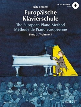 European Piano Method Volume 3 by Emonts for Piano with CD